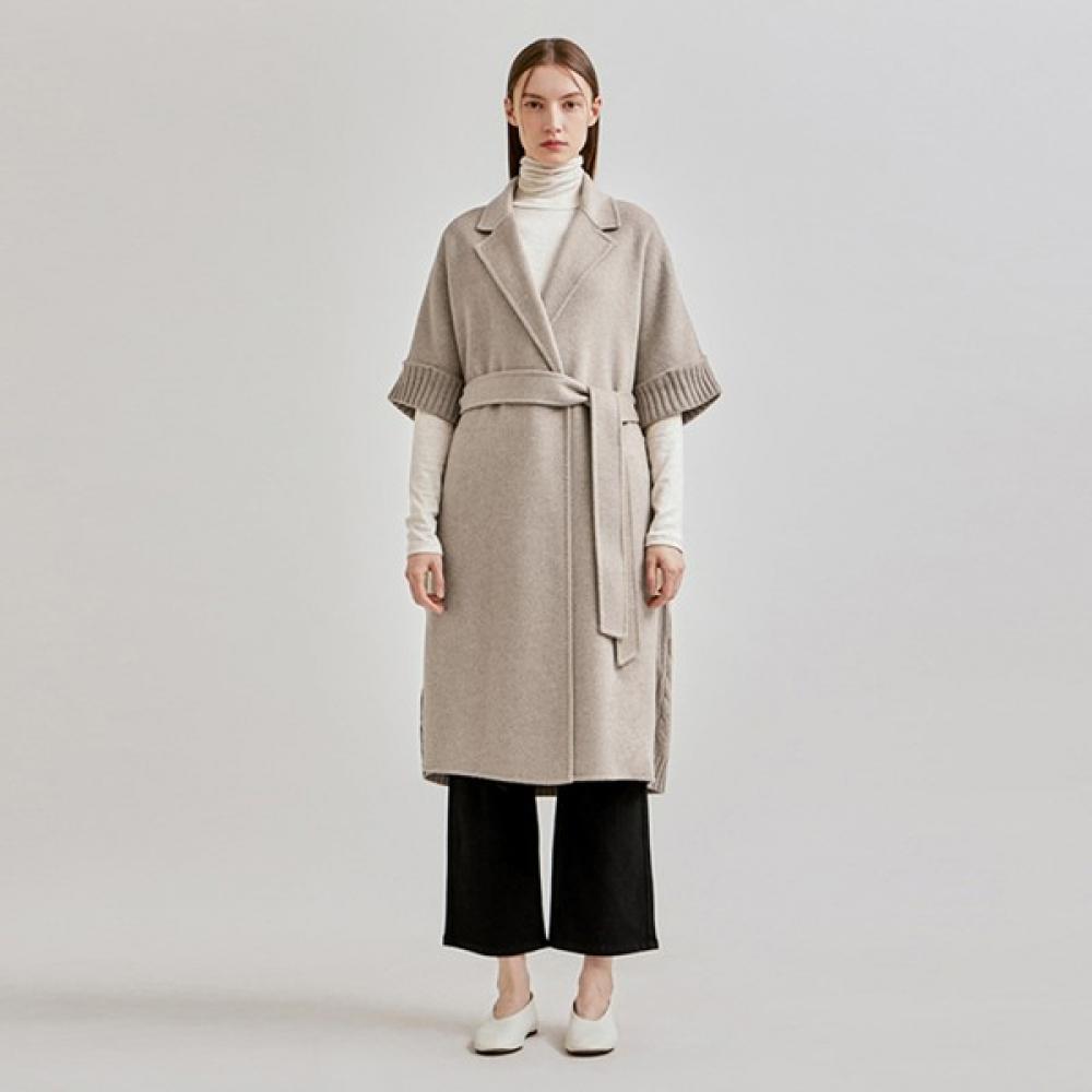 

[She S miSS] caShmere Knit Block Coat Swhctn41010 blacks/55