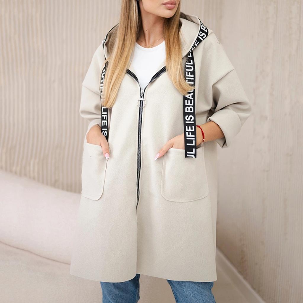 Women's Fashion Casual Solid-color Long-sleeved Cardigan Jacket