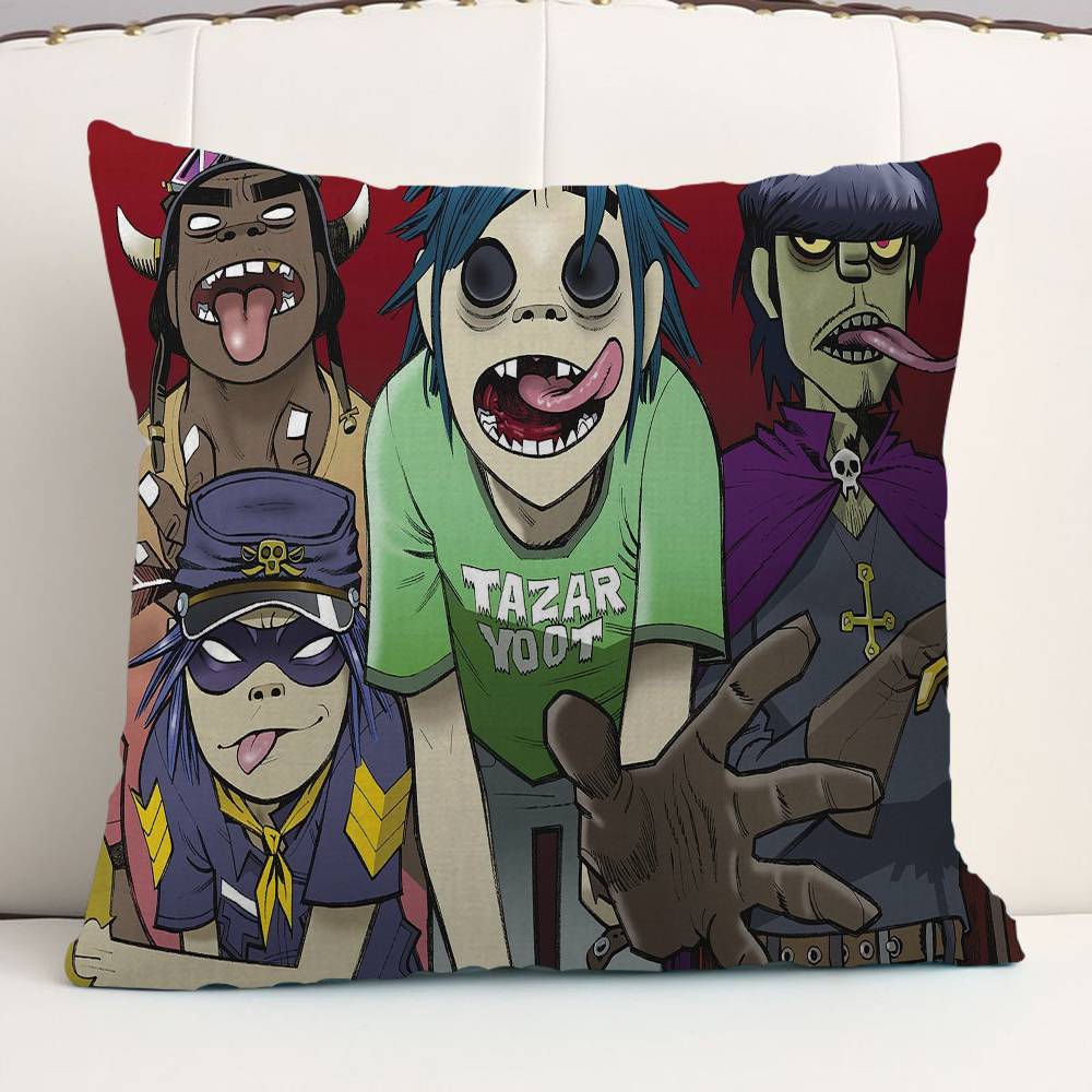 G-Gorillaz 45*45cm Cushion Cover Pillow Cover Decor Pillowcase Home Pillowcase for Couch Pillow