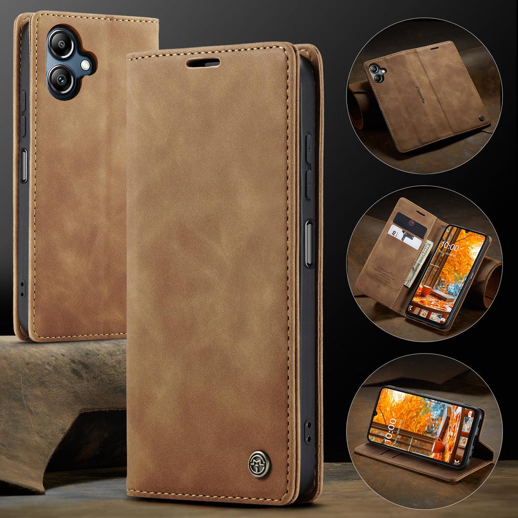 For Samsung Galaxy A07 Wallet Case CASEME 013 Series PU Leather Phone Cover Stand