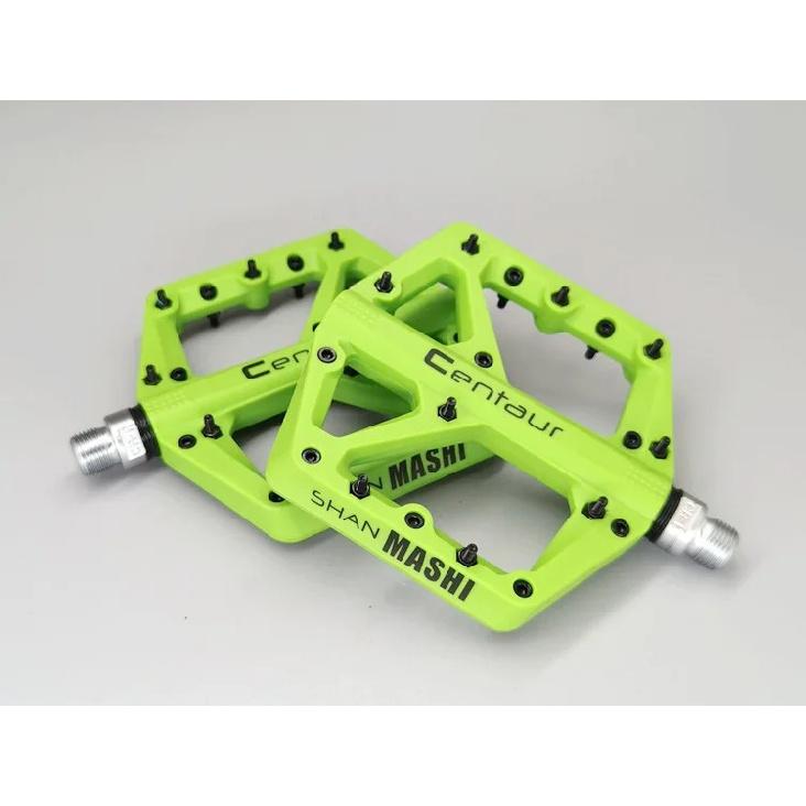 Bicycle bmx / Durable mtb bike pedals, Bicycle DH mountain bike pedals , 112*85mm Platform , Anti-slip nails Replaceable