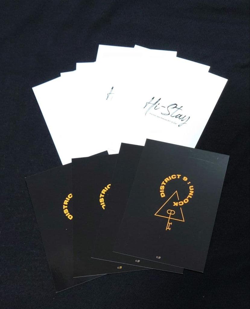 [USED] straykids Hi-STAY unlock runtray bangchan 10 sheets