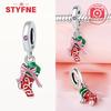 copper Christmas Gifts Charm Bead Charms Snow House Bead Charms Christmas Collection FIt Authentic Bracelets Do It Yourself Fine Jewellery Gifts for W