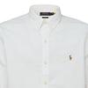 Polo Ralph Lauren Embroidered Colorful Logo Slim Fit Cotton Long Sleeve Shirt Men Shirts White 710549084006BSRWHITE