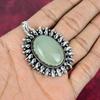 Aqua Chalcedony Handmade Gemstone Jewelry, 925 Solid Sterling Silver Pendant Unique Design Jewelry, For Women