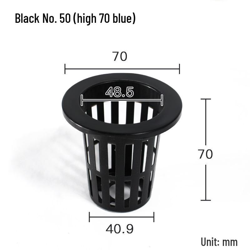 Black & White Hydroponic Deep Water Culture Transplant Cups