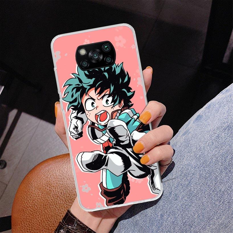 My Hero Izuku Deku Phone Case For Xiaomi Poco X7 X6 X5 Pro F7 Ultra Redmi 15C 15 13C 13 12C 12 10 10A 10C 9 9A 9C 9T Cover Poco