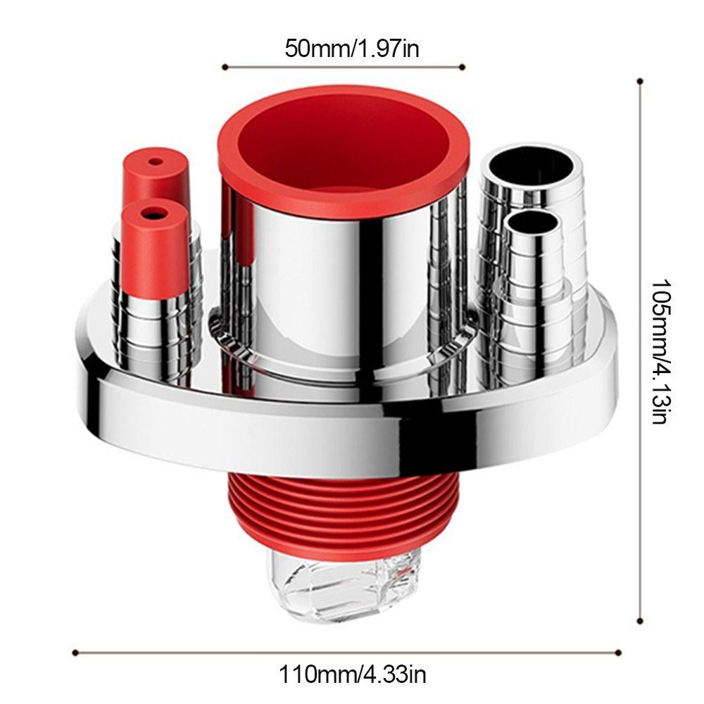 Plastic Kitchen Pipe Connector Odor-Proof Space-Saving Drainpipe Connector Sealing Multi-Functional Multi-port Drainpipe Joints