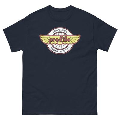 Profile Racing Products Grafik 100% Baumwolle T-Shirt Herren T-Shirts Oberteil Unisex klassisches T-Shirt