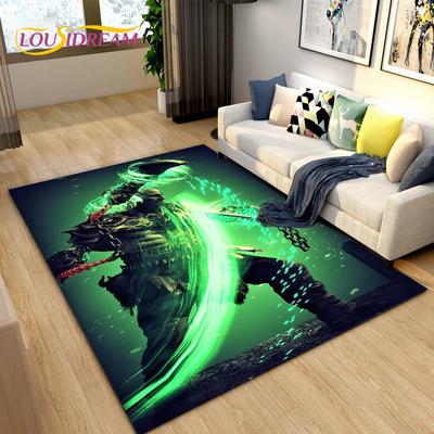 Game God of War Gamers-Teppich, groß, Teppich für Wohnzimmer, Schlafzimmer, Sofa, Fußmatte, Dekoration, Kinder spielen, rutschfeste Bodenmatte