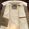 Winter Fashion Turndown Collar Jacket Man Bomber Jacket Mens Windbreaker Thicken Jackets Coat Men's Clothing Casual Jacket