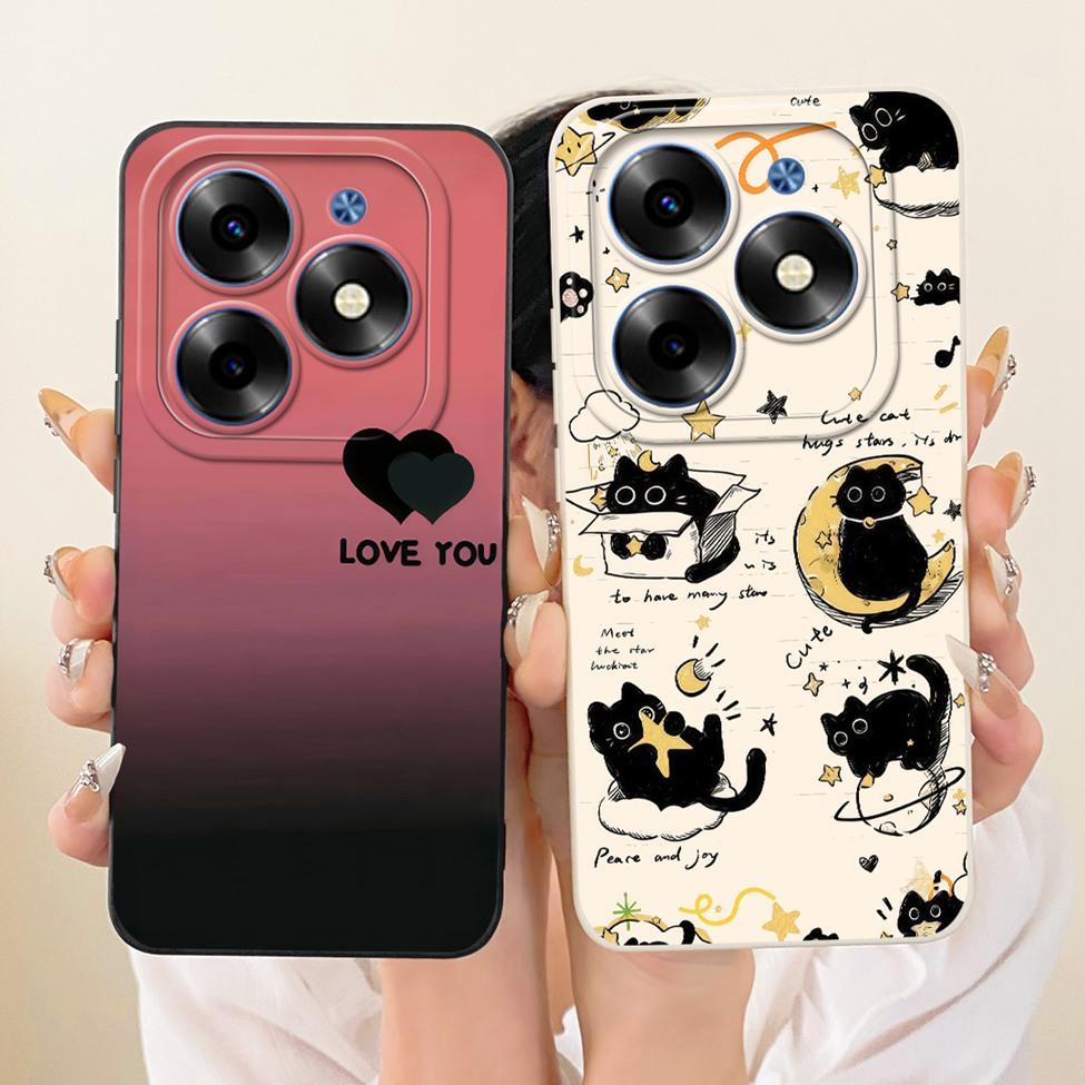 Casing For ITEL S23 Plus Cover Fashion Cartoon Cute Funny Painted Silicone Funda For ITEL S23+ S681LN Phone Case