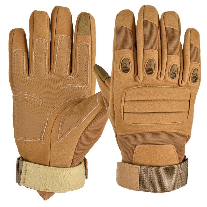 Outdoor gloves half finger non-slip wear-resistant tactical gloves full finger touch screen sports riding protection