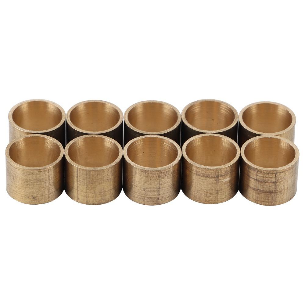 10pcs Copper Tip Billiards Cue Ferrules Portable Billiard Cue Tips  Billiards Repair