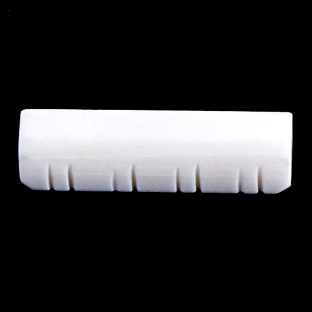 Mandolin Bone Nut 8 String Instrument Replacement Accessory Clear Tone for Mandolin Setup and Repair