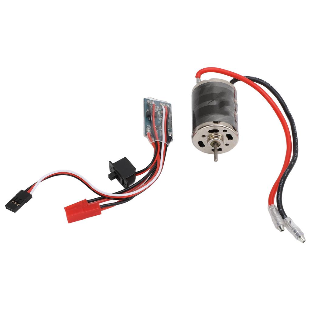 380 38T Bürstenmotor-Set Großes Drehmoment JST-Stecker RC-Motor 30A ESC-Kombination mit JST-Buchse auf 4mm
