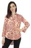 Inkmeso Stylish Printed Full Sleeves Casual Top For Women Comfy Basic Summer Tee