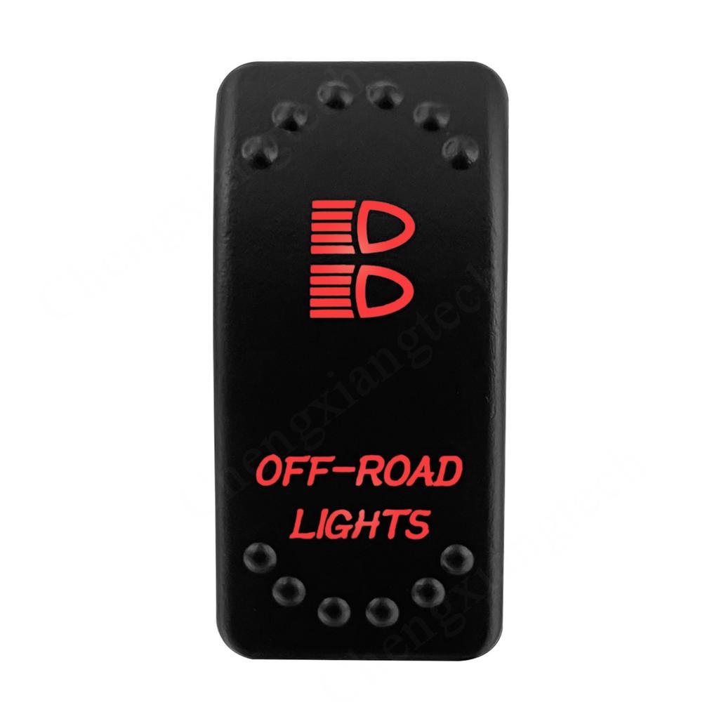 12V 20A Red Led Light Spot Lights Bar Rocker Switch Waterproof Toggle for Car Boat Marine ARB/CARLING/NARVA/4x4 Switch Replace Battery Switches5
