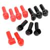 12Pcs Battery Terminal Boot Insulating Cover 6 Red 6 Black Cable Lug Protector Cover Cap for Vehicle Marine Commercial
