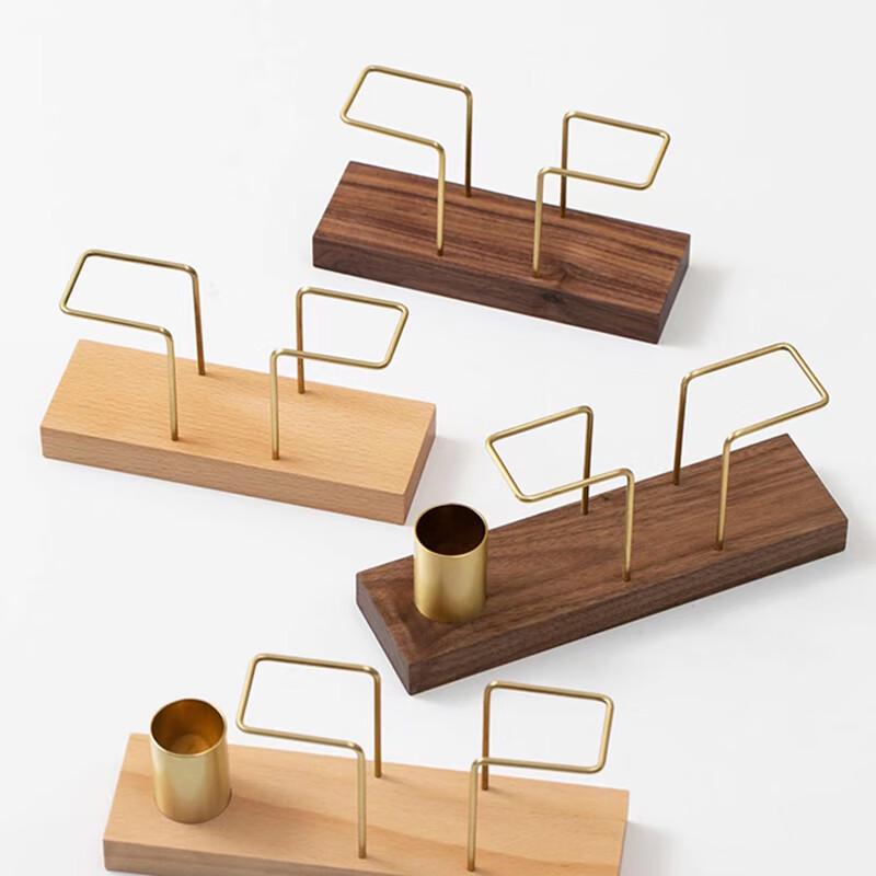 Xiao Yue Ya Walnut Rectangular Tissue Holder