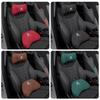 Car Seat Safety Headrest Pad Auto Emblem Neck Pillow For VW Golf Polo Tiguan Touran Jetta Passat CC T5 GTI Arteon T-Cross Beetle Zl9