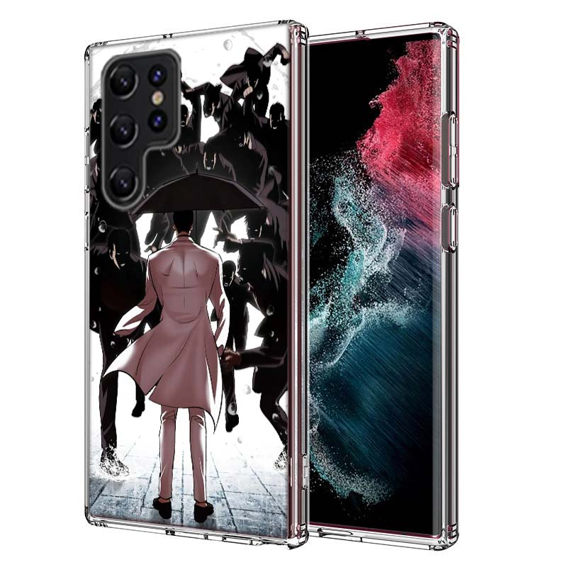 Jonggun Lookism Capa Phone Case For Samsung S26 Ultra S25 Edge Galaxy S23 S21 S20 S24 FE S22 S10 Plus Cover Clear TPU Shell Coq