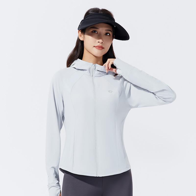 Tantuo Women s UPF200 Cooling Ice Silk Sun Protection Waist-Slimming Outdoor Clothing XL