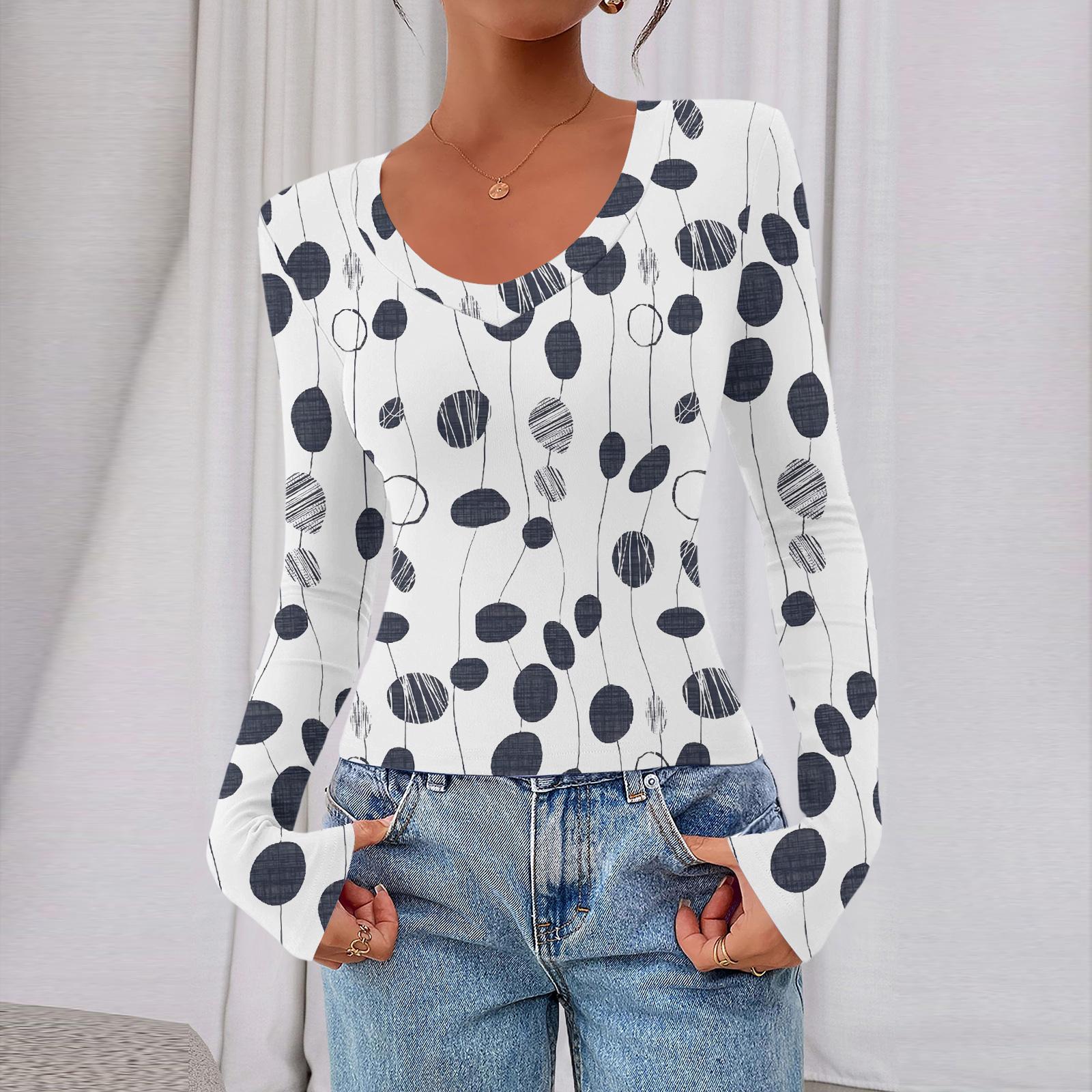 

Женский повседневный модный топ с глубоким V-образным вырезом, облегающий, укороченный, с ретро-принтом для прогулок L белый