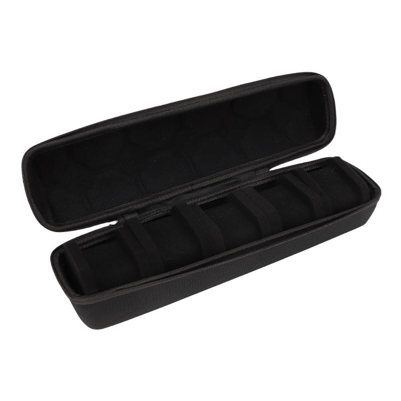 

1 шт. Чохол-органайзер на блискавці для годинника, дорожній, 4/5/6/10 відділень, коробка для зберігання годинників, портативний органайзер для годинників, підставка для дисплея для смарт-годинників 5 grid