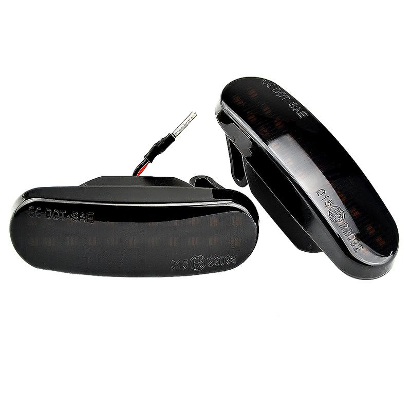 1 Paar LED Dynamische Wasserdichte Seitenmarkierungsleuchte Blinkeranzeige Für Fiat Abarth Punto Panda MK2 MK3 Multipla Stilo 1612811180