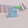 Korean Style Iridescent Laser Mini Card Holder & 1-2 Inch Keychain Photo Album
