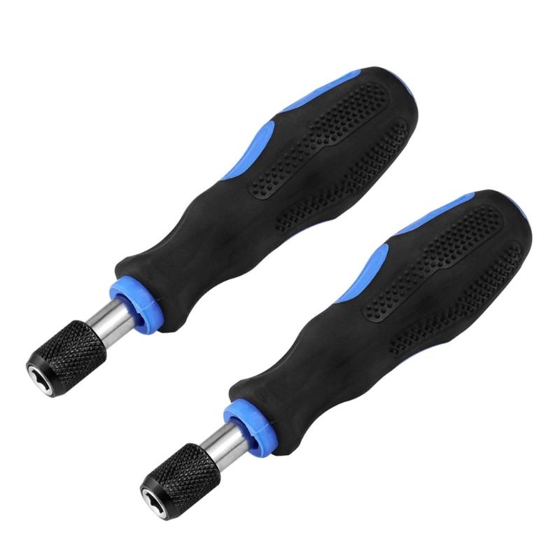 6.35mm Handle Multifunction Magnetic Bit Driver Ergonomic Nonslip Bit Ratchet Screwdriver Bit Holder