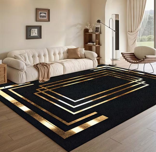 

Regional Floor Mat with Modern and Block Splicing Carpet Suitable for Bedrooms Living Rooms Offices Indoor Gaming Rooms Carpets 40x60cm