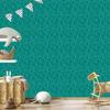 Wallpaper Geometric pattern turquoise and sea, turquoise background 50x1000