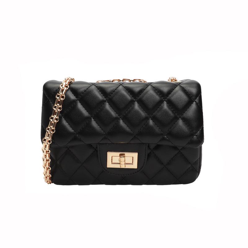 Vară nouă modă geantă de umăr cu diamante casual versatilă cu lanț crossbody geantă pătrată mică geantă de damă