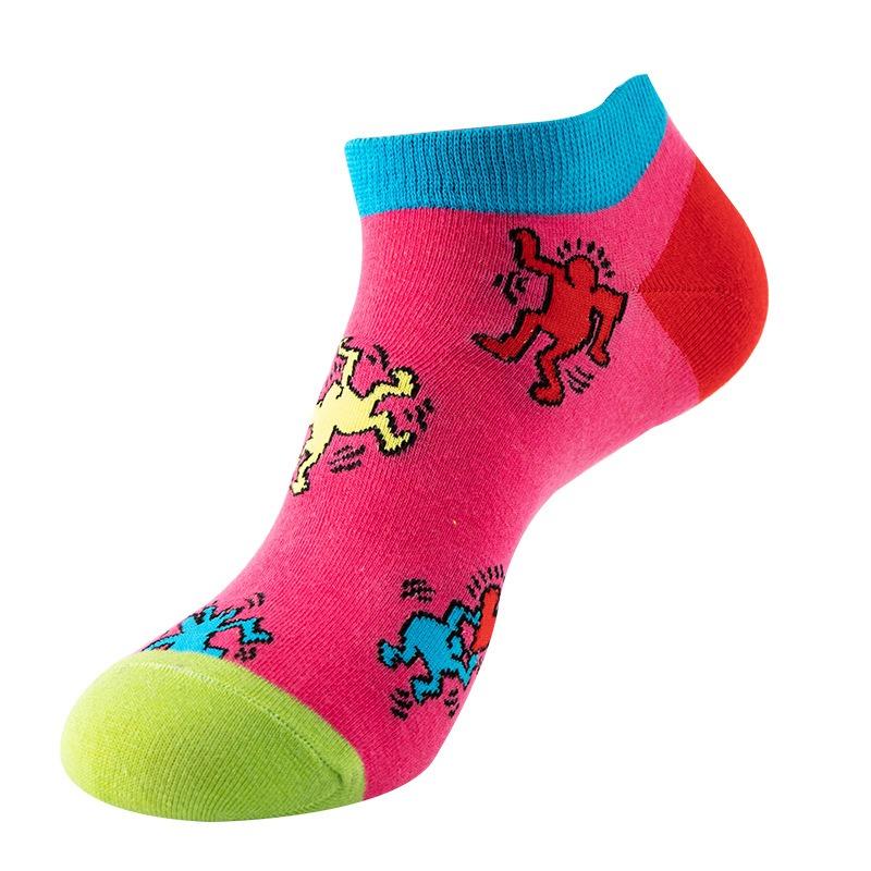 REMOULD Breathable Women's Lady Cotton Ankle Fanncy Socks Custom Low Cut Ankle Socks With Logo Invisible No Show Socks