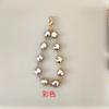 Rhinestone Decorated Alloy Beaded Neck Hanging Mobile Phone Chain Accessory For Women