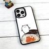 Korean H-Healing Bear Phone Case For iPhone17,16,15,14,13,12,11 Plus,Pro Magnetic For Magsafe Wireless Charging