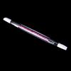 1Pc Nail Art Brush Dotting Tools 2 Way Sculpture Pen Silicone Head Carving Craft ,