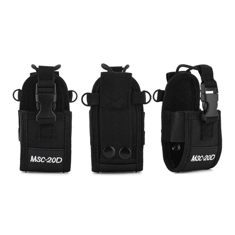 Nylon Belt Case Bag Two Way Radio Holder Holsters Portable Nylon Belt Bag Storage Pouch