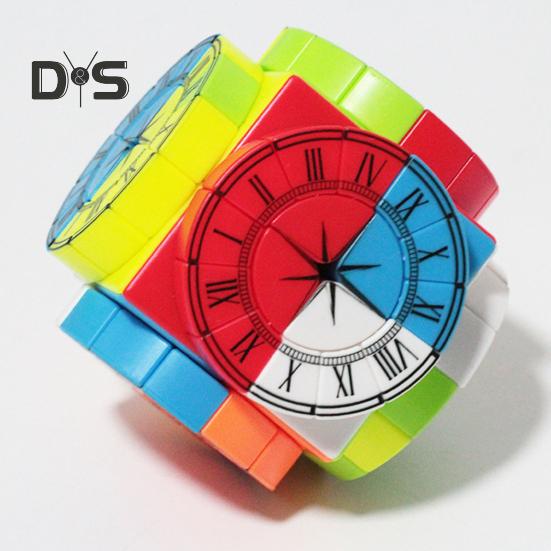 Time Machine Speed Cube UV Tisk Bez nálepek Číslovaná kostka Trénink koncentrace Přenosná Děti Dospělí Začátečníci Vzdělávací Puzzle Kostka Hračka