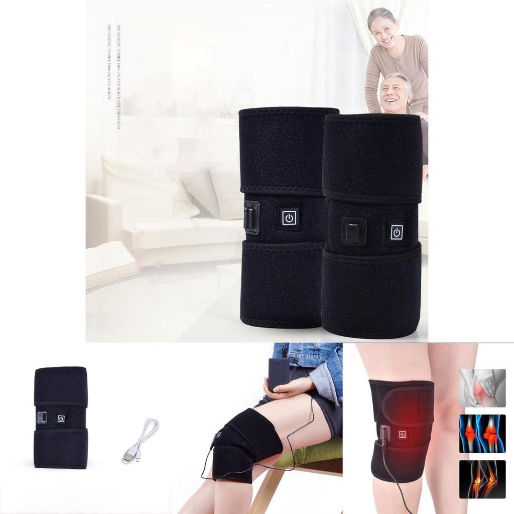 Electric Knee Arthritis Thermal Therapy Pad With Adjustable Wrap And Long Power Cord For Pain Relief And Injury Recovery