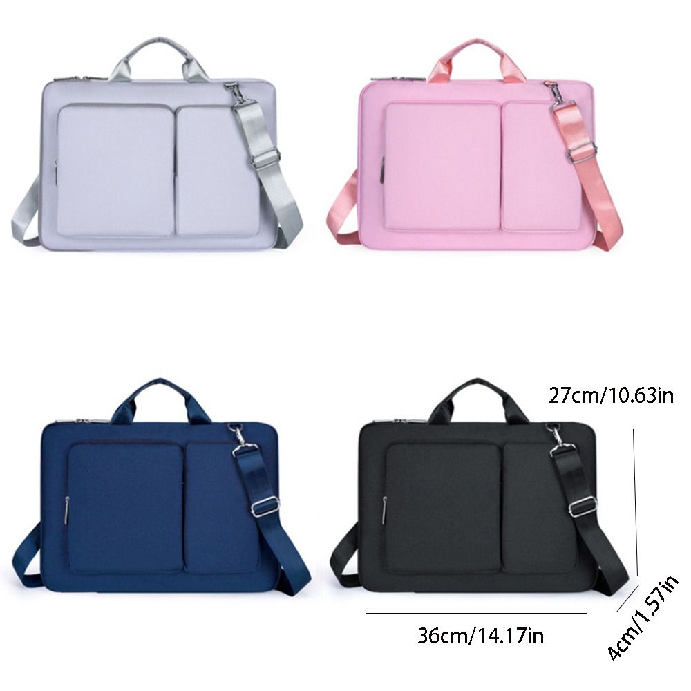 Protable Laptop Handbag Briefcases Notebook Pouch Lightweight Shoulder Messenger Bag  Daily Commute