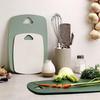 1/3Pcs Plastic Cutting Board Multifunctional Cutting Board For Vegetables Fruits Baby Food Household Non-Slip Cutting Board