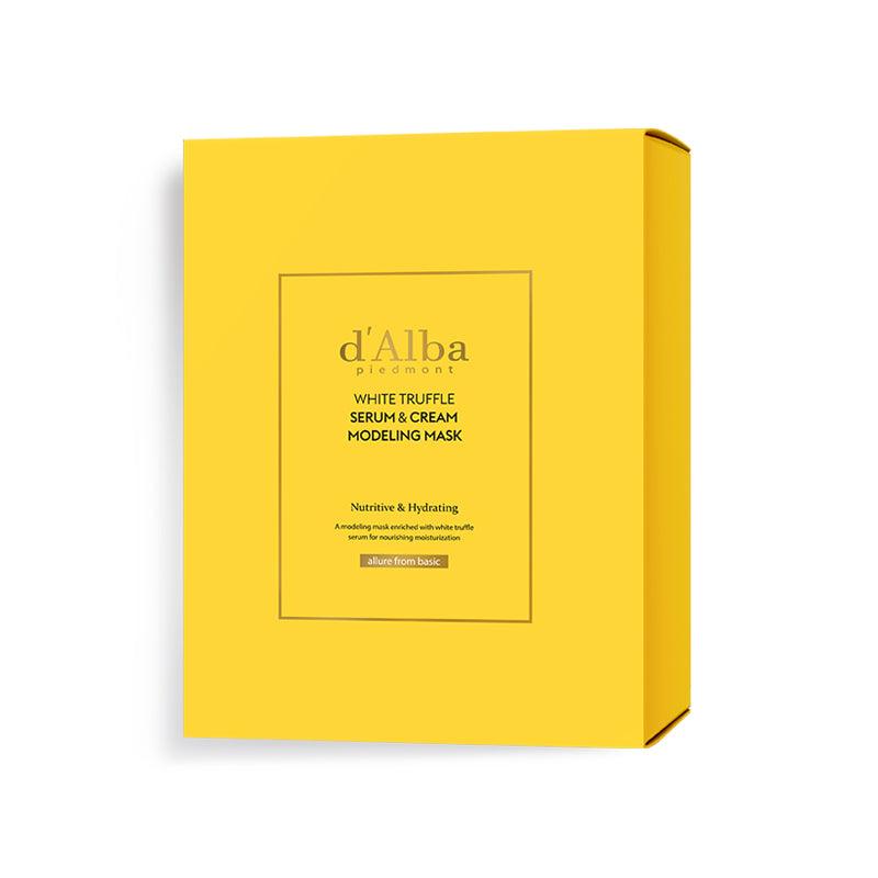 [d'Alba] White Truffle Serum & Cream Modeling Pack [Nutritive/Hydrating] 66g*4EA