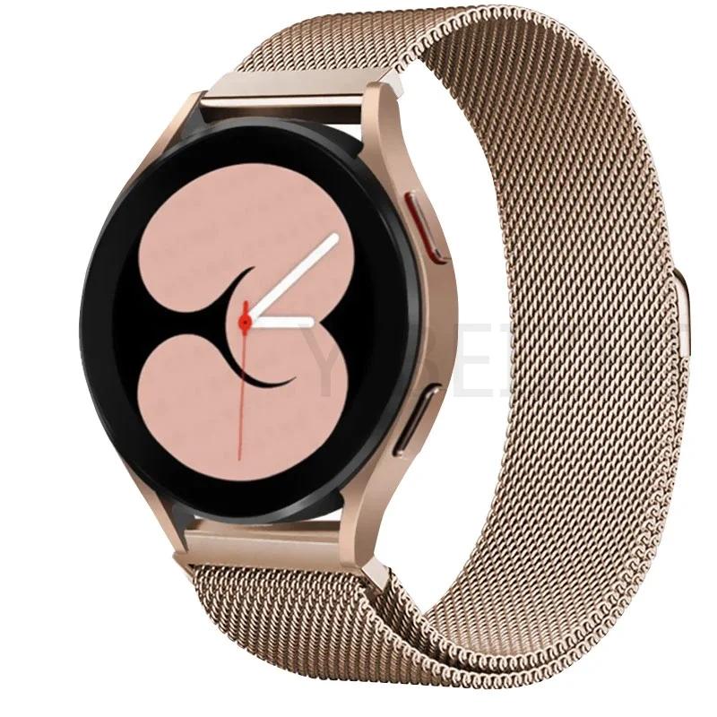 Mailänder Armband für Samsung Galaxy Watch 7 6 5 4 44mm 40mm Magnetisches Metallarmband 22mm 20mm Armband Galaxy Watch 4/6 Classic