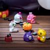 Mikro Landskap Søt Halloween Middag Doll Ghost Mummy Pumpkin Figur Bordplate Resin Trinket