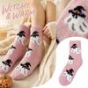Women's Halloween Mid Calf Socks Thick Warm Cute Funny Loungewear Socks