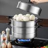 32cm Double-Layer Stainless Steel Steamer