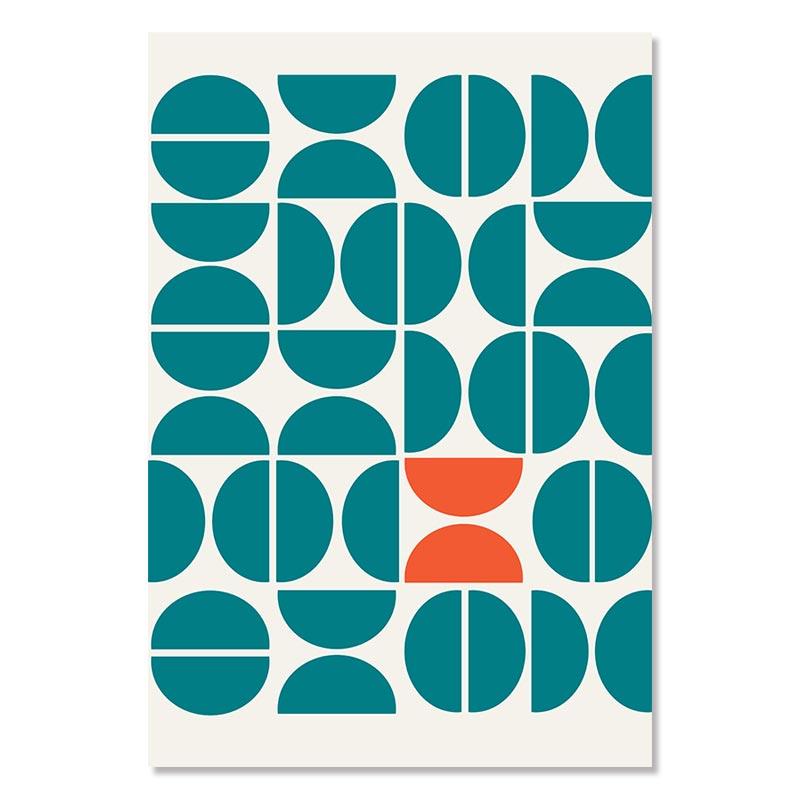 Bauhaus Abstract Minimalist Geometric Poster Vintage Color Block Canvas Paintings Wall Art Print Picture Living Room Home Decor